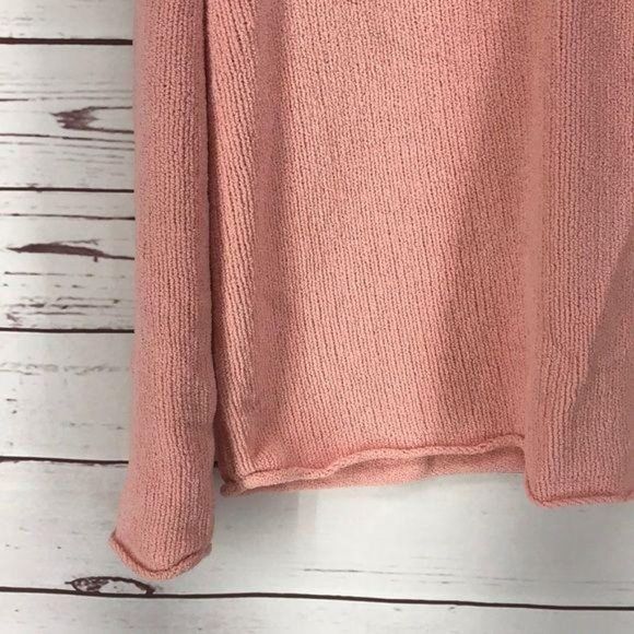 J. Jill Coral Pullover soft XS pink button sweater - Picture 4 of 6